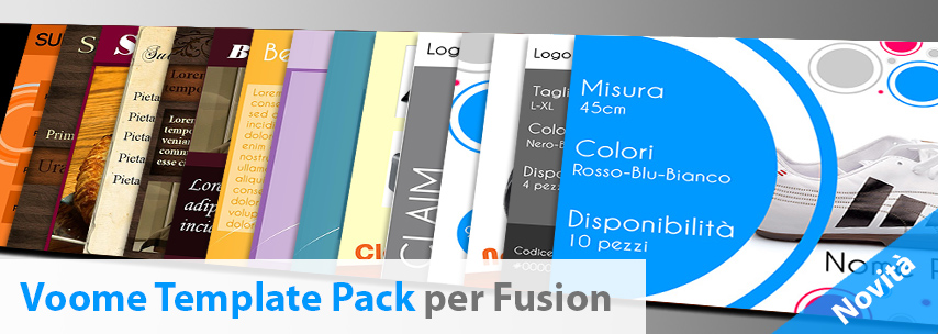 Spinetix Fusion Voome Template Pack - Scarica i nuovi pacchetti di template per SpinetiX Fusion